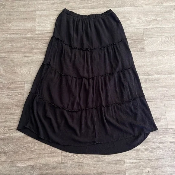 Hollister ultra high-rise tiered maxi skirt - large - Picture 3 of 7